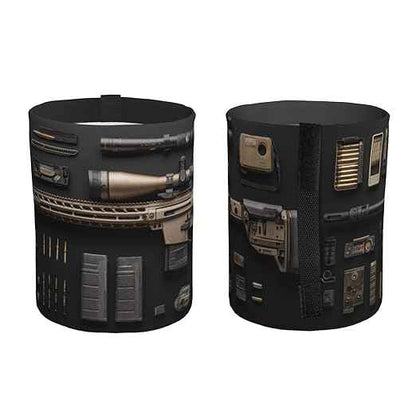 Gun Military Gear Arsenal Set Car Trash Can Waterproof Hanging Trash Bin Collapsible Garbage Can for Car Accessories Travel Camping Kitchen Home