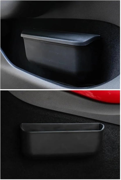 Adhesive Glasses Box Suitable Compatible for Tesla Model Y Model 3 Storage Box Multifunctional Car Sunglasses Box 2023 Accessories (Color : No Cap 1PC)
