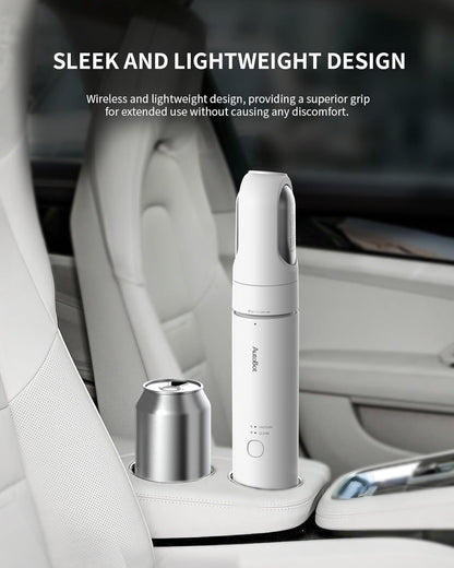 Car Vacuum Cleaner, 12,000PA Handheld Vacuum with Air Blower Inflator Pump Dust Buster, Car Vacuum with 30 Mins Runtime, 2H Fast Charge, Portable Vacuum for Car