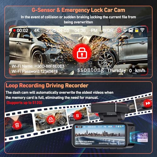 Dash Cam Front and Rear