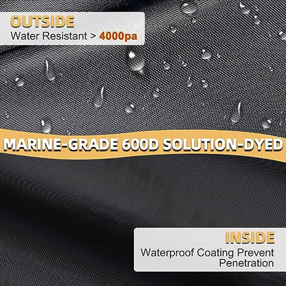 Fade and Tear Resistant UTV Cover with Reflective Strips