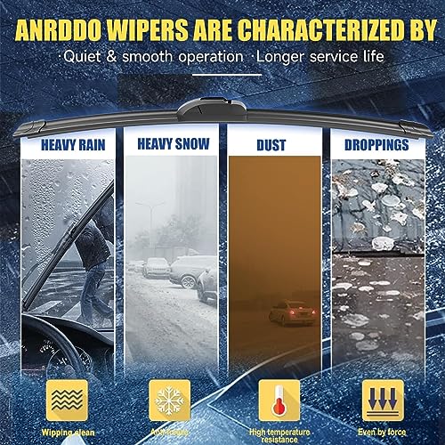 Windshield Wiper Blades Replacement for 2013 (3 Count)