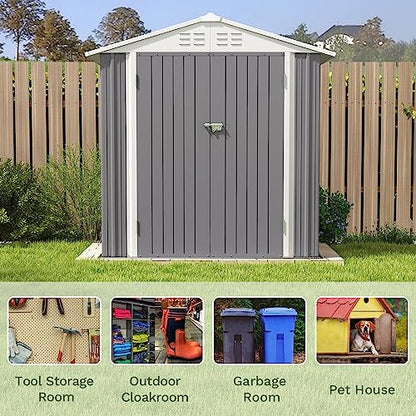 6x4 FT Outdoor Storage Shed