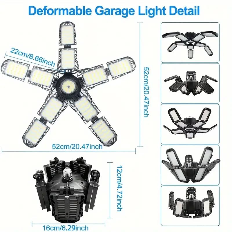 2 Packs LED Garage Light (2 Count)