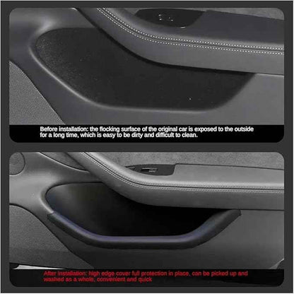 Compatible for Tesla Model 3 Highland 2024 Door Full Storage Box Slot Organizer Tray Waterproof Scratch Resistant Protector Car Accessories