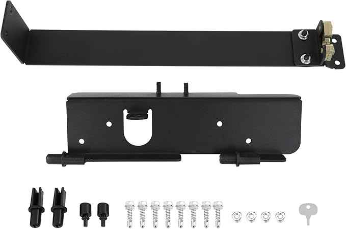 SCITOO Truck Bed Tool Box for Ford F-250 F-350 Super Duty 1999-2016 Left Driver Side,Multi-Compartment Dividers Organized Storage,Heavy Duty & No-Drill Installation