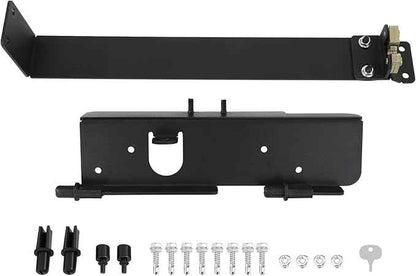 SCITOO Truck Bed Tool Box for Ford F-250 F-350 Super Duty 1999-2016 Left Driver Side,Multi-Compartment Dividers Organized Storage,Heavy Duty & No-Drill Installation