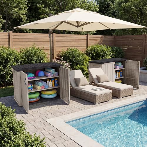 26 cu.ft Resin Outdoor Storage Cabinet