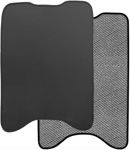 BestEvMod Foldable Roof Sunshade Compatible with Mustang Mach-E 2021-2025 Accessories Upgraded Heat Reflective Tech Accessories,Sunroof Reflective Cover Blocks Glare Blocks UV Ray (Black)