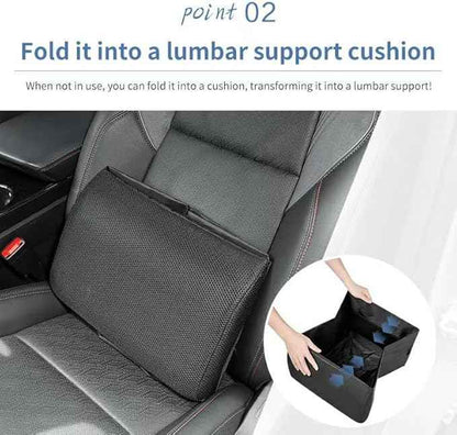 Car Storage Box for Tesla Model 3 Highland 2024 2025, Foldable Lumbar Cushion Waterproof Large Capacity 30L Organizer Travel Accessories