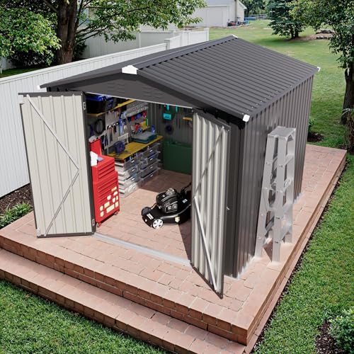 8x8 FT Outdoor Storage Shed