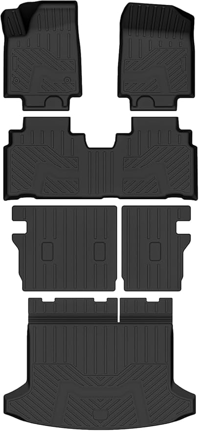 Custom Fit Floor Mats for 2024 2025 2026 Honda Prologue/Chevrolet Blazer EV, All Weather TPE Floor Liners with Trunk Mat & Backrest Protectors, Odorless Full Set Interior Accessories