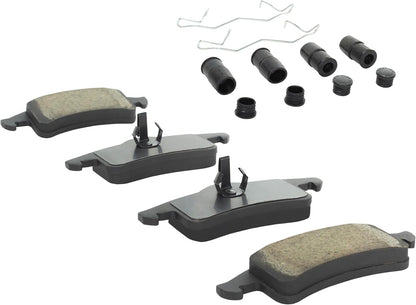 Premium Semi-Metallic Rear Brake Pads (1001-0791M) Compatible with Jeep Grand Cherokee 1999-2004