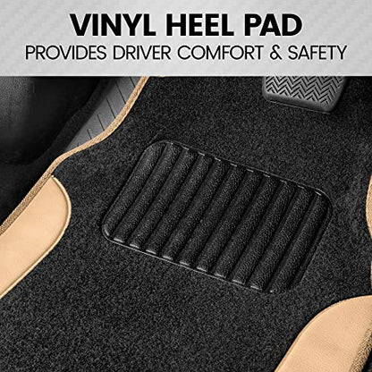 PolyPro Beige Car Seat Covers Full Set with 4
