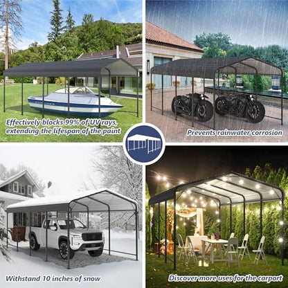 Reinforced Metal Carport