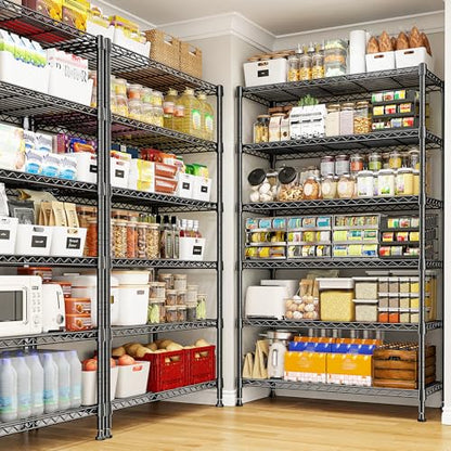 71" H 6 Tier Heavy Duty Wire Shelving