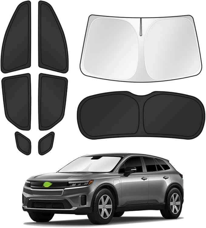 Sunshades for 2024-2025 2026 Honda Prologue Accessories Windshield Sun Shade Side Rear Window Shade Cover Sun Visor Shield Privacy Protection for Camping Keep Vehicle Cool Black 8PCS