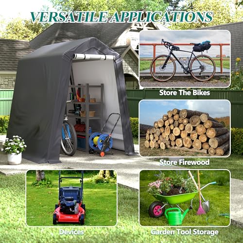 6' x 7' Outdoor Storage Shelter Shed