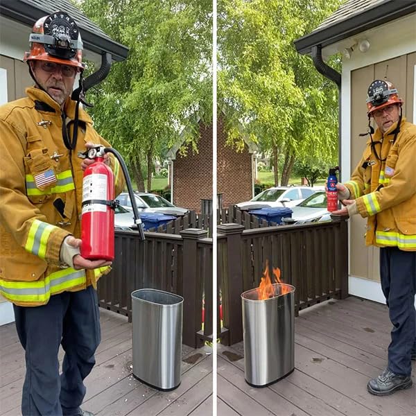 Fire Spray Mini Fire Extinguisher for Home & Car (8 Ounce)