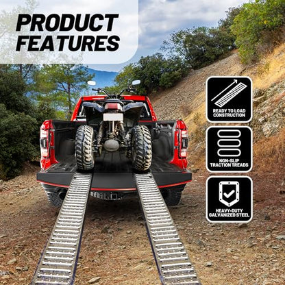 72" x 9" Steel Truck Ramps (2 Count)
