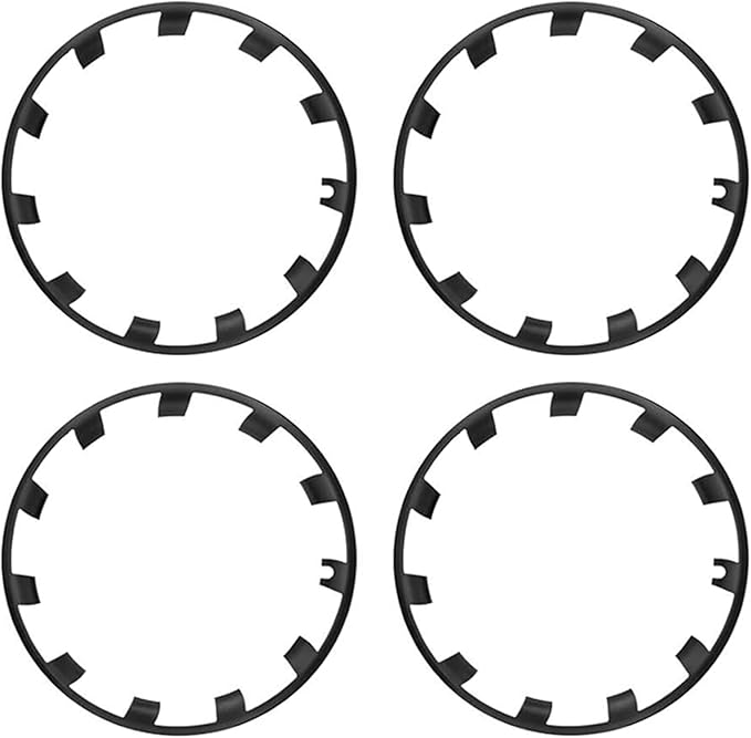 for Tesla Model Y 21 Inch Wheel Rim Protector Hubcaps Uberturbine Wheels Rim Cover Tire Trim Rings Matte Black 4Pcs Model Y Accessories
