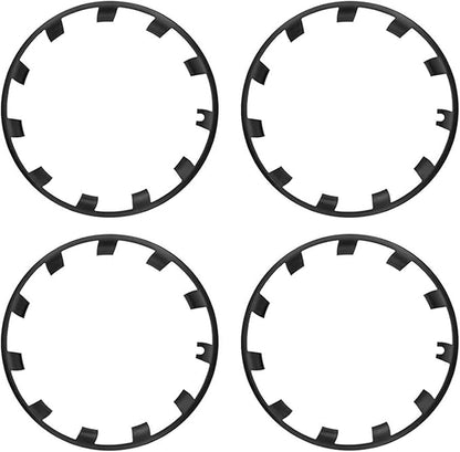 for Tesla Model Y 21 Inch Wheel Rim Protector Hubcaps Uberturbine Wheels Rim Cover Tire Trim Rings Matte Black 4Pcs Model Y Accessories