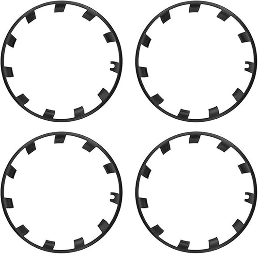 for Tesla Model Y 21 Inch Wheel Rim Protector Hubcaps Uberturbine Wheels Rim Cover Tire Trim Rings Matte Black 4Pcs Model Y Accessories