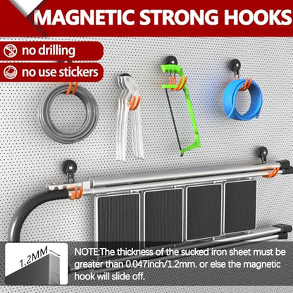 Heavy Duty Magnetic Hooks (4 Count)