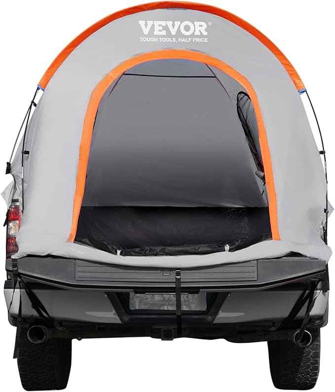 VEVOR SUV and Pickup Truck Camping Tents, Waterproof Double Layer Design with Carry Bag, Accommodates 2-9 Persons for Outdoor Activities
