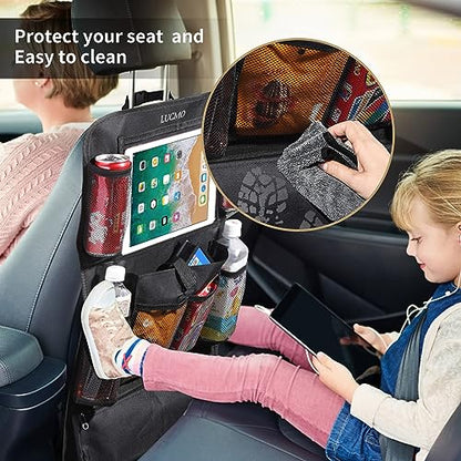 Car Backseat Organizer with Touch Screen Tablet Holder (2 Count)