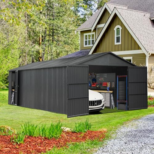 Domi 12'x15' Metal Garage Shed