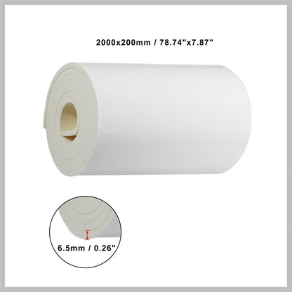 2000x200x6.5mm Car Garage Wall Guard Door Bumper Universal Protector Anti Collision Waterproof White Replacement Car Parts