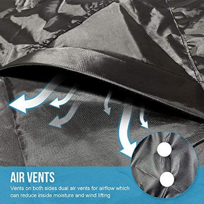 ATV Cover Waterproof Heavy Duty XXXL 102 Inches 300D Oxford Cloth Quad ATC 4 Wheeler Rain Cover All Weather for Polaris Sportsman Yamaha Honda Kawasaki Quad Bike