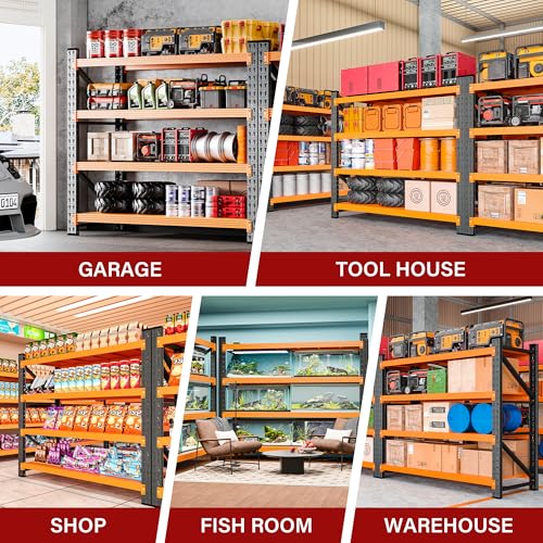 48" Wide Heavy Duty Garage Shelving Units