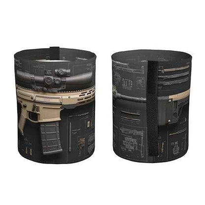 Gun Military Gear Arsenal Set Car Trash Can Waterproof Hanging Trash Bin Collapsible Garbage Can for Car Accessories Travel Camping Kitchen Home