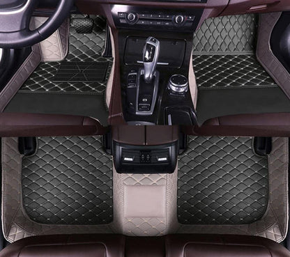 Custom All Weather Protection Leather Car Floor Mats for Cars Sedan SUV Sports Car Waterproof Floor Mat