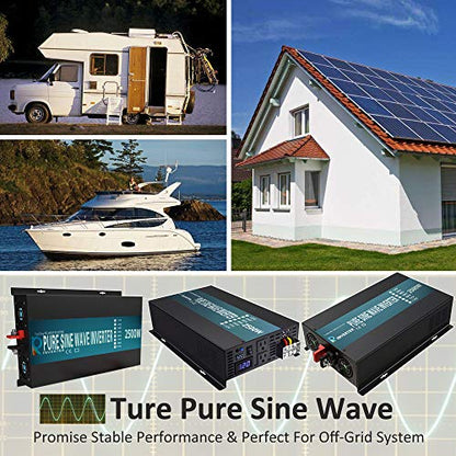 2500 watt 12V Pure Sine Wave Inverter