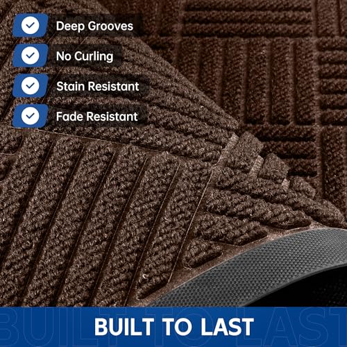 Durable Indoor Outdoor Door Mat (4.4996 Sq Ft)