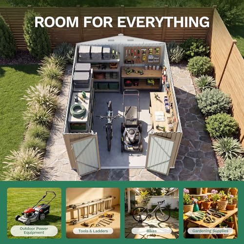 10x12 FT Outdoor Storage Shed