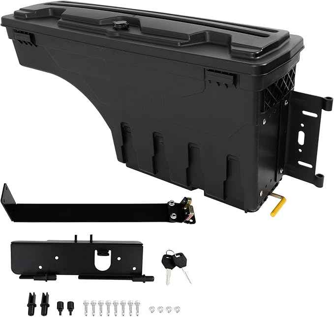 SCITOO Tool Box | Fits For For Ford F-250 Super Duty 1999-2016, For Ford F-350 Super Duty 1999-2016 | Truck Bed Storage Box, Passenger Side