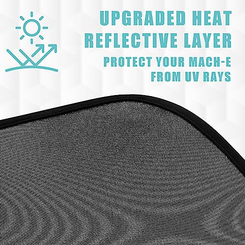Foldable Roof Sunshade Compatible with Mustang Mach