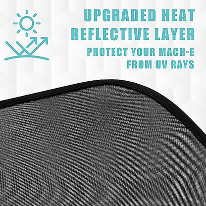 Foldable Roof Sunshade Compatible with Mustang Mach