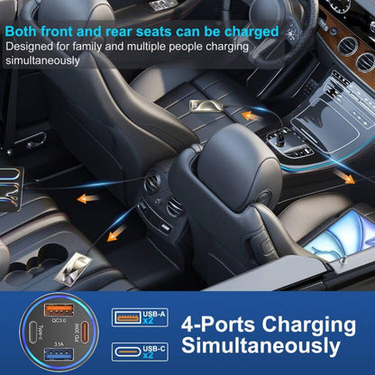 65W USB C Car Charger