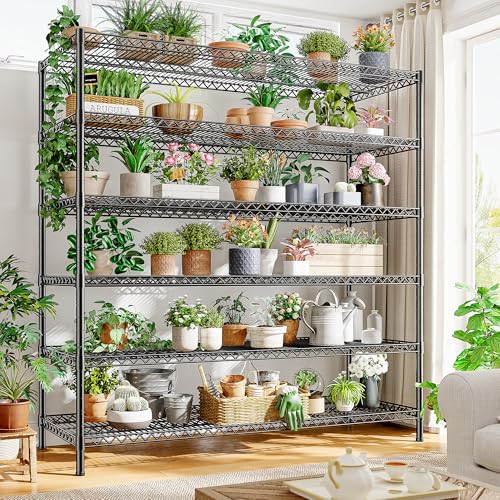 6 Tier Heavy Duty Wire Shelving Unit