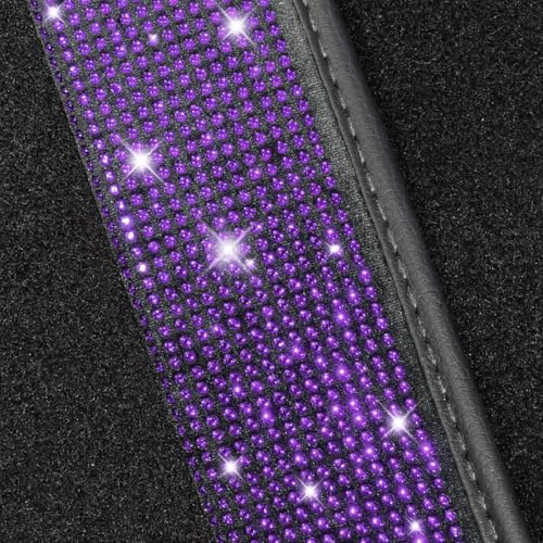 Purple Violet Bling Car Floor Mats Full Set