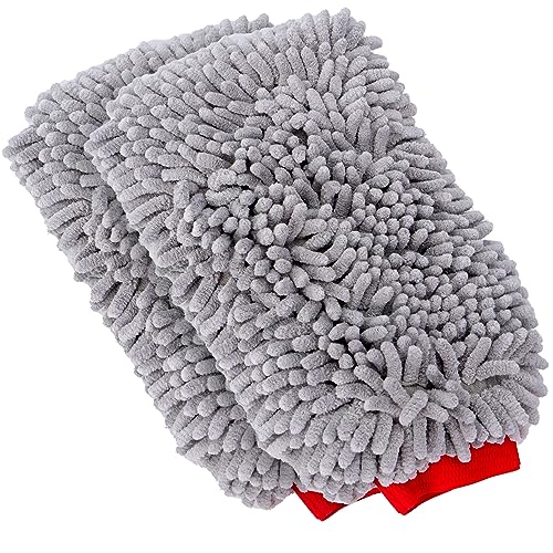 Premium Chenille Car Wash Mitt (2 Count)