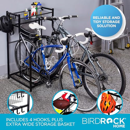 Bike Rack Garage Storage Floor Stand