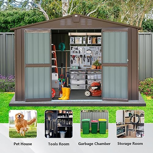 Domi Outdoor 10' x 8' Storage Shed