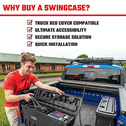 RealTruck UnderCover SwingCase Truck Bed Storage Box