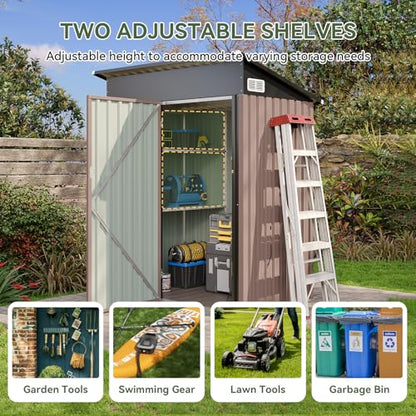 5x3 Ft Outdoor Storage Cabinet